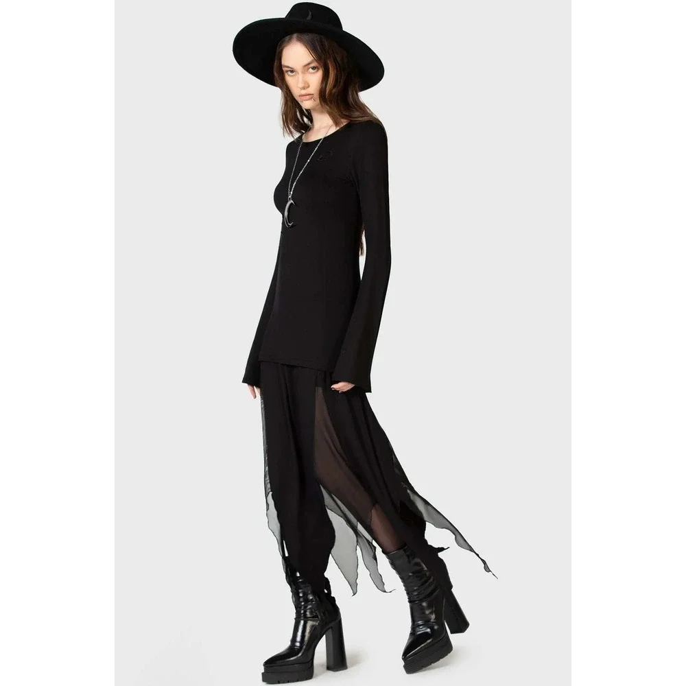 Killstar the grimmer the better midi skirt‎